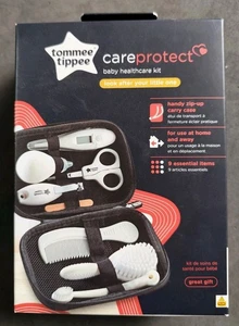 Tommee Tippee 9-Piece Baby Healthcare & Grooming Kit with Travel Case - Picture 1 of 9