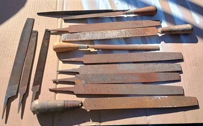 Vintage hand file tool lot rasp And More Johnson Mostly USA, Flat Rate Shipping! - Image 1 of 4