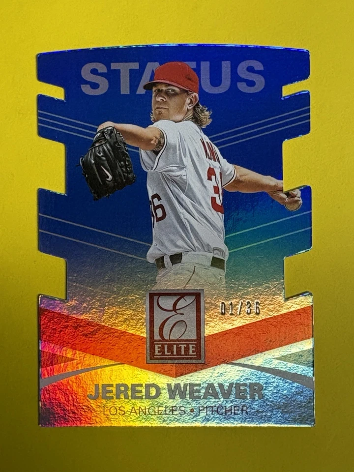 Panini Elite 2015 - Jered Weaver #86 estado troquelado/36 Foto 1 de 4