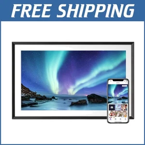 Elegant 15.6-Inch Smart Digital Frame - Instant Photo Sharing with 32GB Capacity - Picture 1 of 8