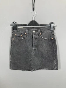 LEVI’S DENIM Skirt - W27 - Charcoal - Great Condition - Women’s - Picture 1 of 6