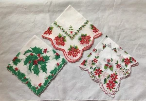 Taschentücher ~ Vintage Weihnachten ~ Lot 3   - Bild 1 von 1