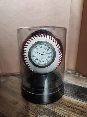 New York Yankees Rawlings Clock Gloss Souvenir Collectible Baseball Faded - Image 1 of 4