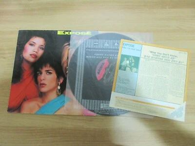 Expose – What You Don't Know 1989 Rare Korea Orig LP Insert No Barcode - Image 1 of 4