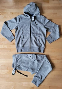Polo Ralph Lauren Herren Medium grau Cargo Jogginganzug Doppelstrick durchgehender Reißverschluss Set Neu mit Etikett - Bild 1 von 23