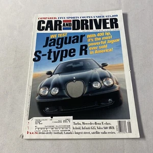 2002 May Car And Driver Magazine Jaguar S Type R (CP324) - Picture 1 of 3