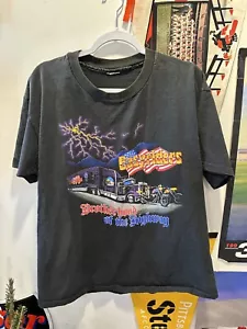 Vintage 1994 Easyriders Brotherhood Of The Highway T Shirt Size Large Lightning - Picture 1 of 6