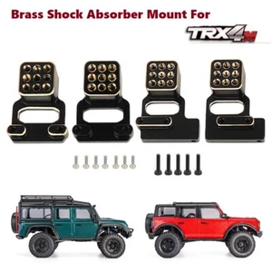 4 PIEZAS Montaje amortiguador ajustable de latón para 1/18 RC Crawler Car TRAXXAS TRX4M - Imagen 1 de 5