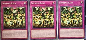 Yu Gi Oh - Supreme Rage(x3) - Code of the Duelist - 1st Edition 1996 - Picture 1 of 1