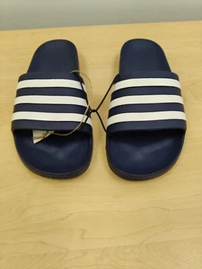 Adidas Adilette Aqua Slides Zapato Agua Azul Blanco EE. UU. 12 - Imagen 1 de 5