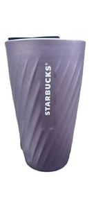 Starbucks 12oz Winter Lilac Subzero Twist Ceramic Travel Mug Tumbler - Picture 1 of 4