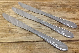 Pflatzgraff PFF38 Stainless 371541 Glossy Lines Frosted Waves 3 Dinner Knives - Bild 1 von 1