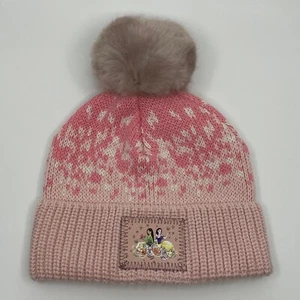 Disney Parks Store Love My Melon Girl’s Pink Knit Hat with Pom Pom - Picture 1 of 5
