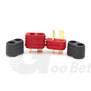 Deans T Plug Connectors Male Female with insulating Cap for Battery ESC RC Model - Picture 1 of 4
