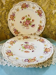 2 Platos Sup Vintage John Maddock & Sons Royal Vitreous Majesti, (Inglaterra) - Imagen 1 de 7