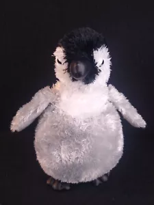 Penguin Plush Gray White Stuffed Animal Aurora Cute Soft - Picture 1 of 10