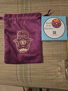 Cartas Del Tarot 78 Cartas para Predicciones Adivinación Bag Tarot Cards Free - Foto 1 di 7