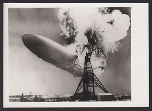 Desastre de HINDENBURG de 1937 en Lakeland, famosa foto vintage - Imagen 1 de 2