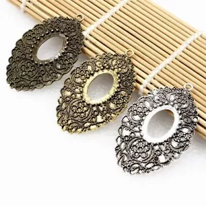 3 pz impostazioni lunetta telaio cabochon vassoio bianco fai da te accessori gioielli - Foto 1 di 15