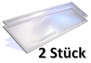 2er Set LED Panel 120 x 30 Deckenlampe mit Aufbaurahmen neutralweiß Büroleuchte - Bild 1 von 13