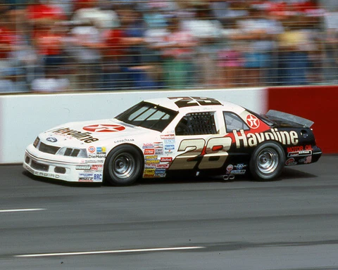 DAVEY ALLISON 1987 #28 TEXACO HAVOLINE AT DARLINGTON 20X16 GLOSSY POSTER PHOTO Cover
