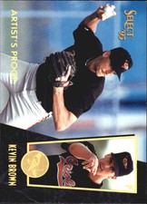 1995 Select Artist's Proofs #228 Kevin Brown 