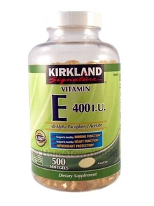 Vitamin E 400 Iu 500 Softgels Supports Healthy Immune - Picture 1 of 3