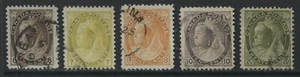 QV 1898 Numerals 6 cents to 20 cents used - Bild 1 von 1