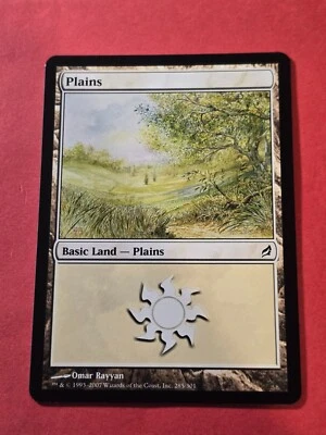 2007 Magic The Gathering Lorwyn #285 Plains, Basic Land, C, NF, cd6 - Image 1 of 3