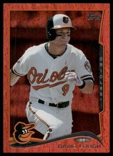 2014 Topps Update Red Hot Foil David Lough #US-109 Baltimore Orioles