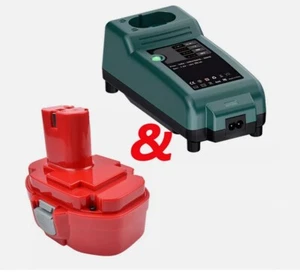 Batteria 5,0 Ah per Makita PA18 18V NiMH 1822 1823 1833 1835 batteria/caricabatterie NUOVO - Foto 1 di 18