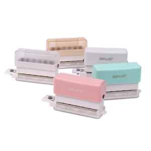 Mini Cute 6-Hole Punch Paper Punches Portable Hole Puncher 5 Colors Available - Picture 1 of 18
