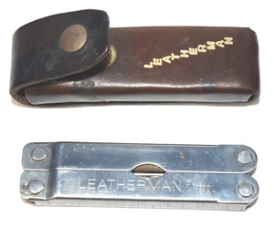 Leatherman Pocket Survival Tool With Leather Case  - Pre Owned Good Condition - Picture 1 of 6