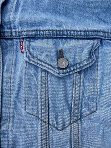 Levi's Premium Big E Denim Jacket Size Youth M. - Picture 1 of 5