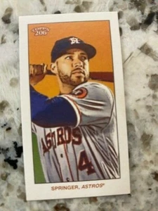 Tarjeta base Topps 206 Serie 1 2020 Houston Astros George Springer #15 - Imagen 1 de 1