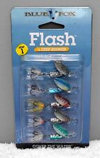 5 Assorted BLUE FOX Flash 1/8 Oz Size 1 Deep Runner Spinner Fishing Baits Lures