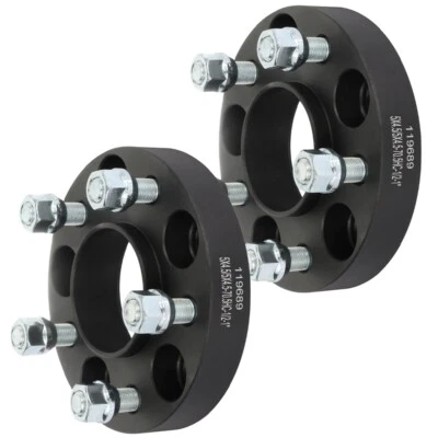 2pcs 1" or 25mm 5x4.5 1/2" studs wheel spacers For 1992-2011 Ford Crown Victoria - Image 1 of 4