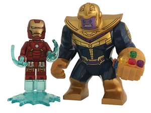 Lego Iron Man Superheroe  + Big Thanos Maxi Figure - Picture 1 of 6
