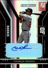 2004 Donruss Elite Extra Edition Baseball Card #275 C.Thomas AU/907 Rookie