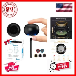 2Pack Portable Mini Speaker Bluetooth Tiny Speaker Wireless Micro Speaker - Picture 1 of 8