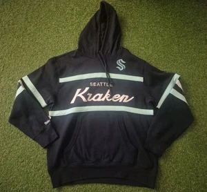 Mitchell & Ness Seattle Kraken Head Coach Hoodie Herren Small neu mit Etikett NHL UVP $ 110 - Bild 1 von 7