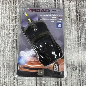 The Original Road Mice Computer Mouse Black Corvette Wired GM Official NEW - Picture 1 of 2