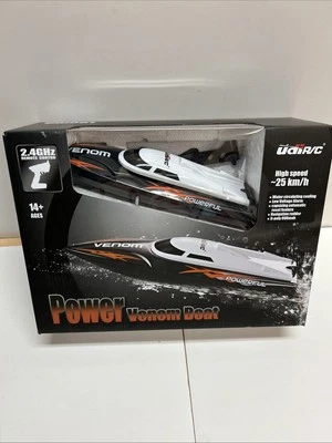 Udirc Venom RC Boat 2.4GHz 25km/h Remote Control Electric Boat Excellent - Image 1 of 4