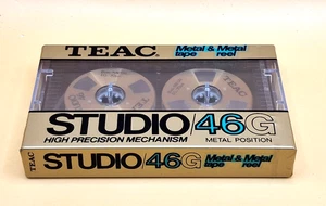 TEAC STUDIO 46G METAL CARRETE A CARRETE Cinta de casete de audio en blanco (sellada) NUEVO - Imagen 1 de 7