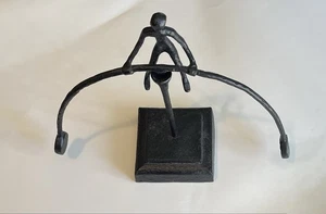Pottery Barn Contemporary Style Metal Balancing Man Sculpture Display. M346 - Picture 1 of 4