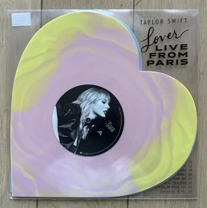 ⭐️ Taylor Swift Lover (Live From Paris) Heart Shaped Vinyl - 2025 ⭐️ - Picture 1 of 2