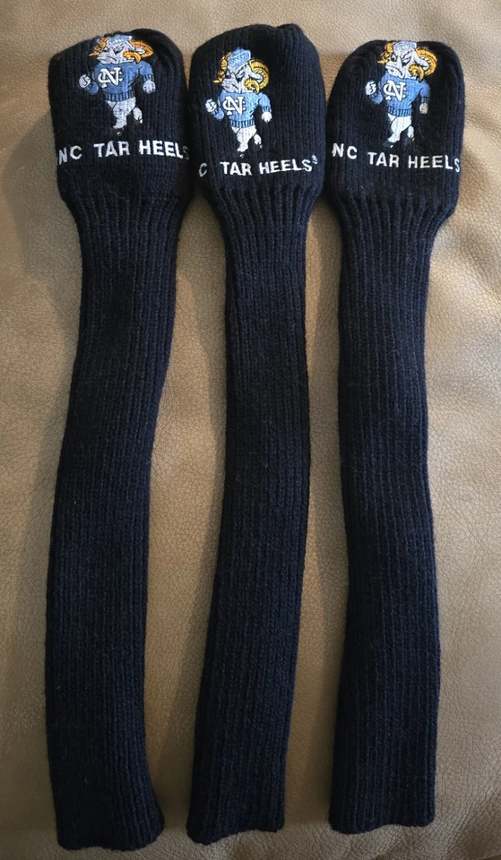 Tacones de alquitranado de Carolina del Norte de colección tejidos club de golf cuello largo cubierta para la cabeza Ramsés (3) Foto 1 de 4