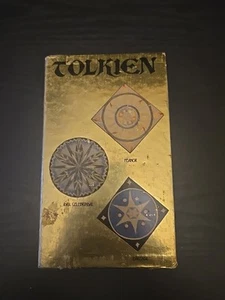 Hobbit & Lord of the Rings Gold Foil 4-Book Box Set JRR Tolkien Ballantine 1973 - Picture 1 of 8