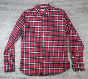 Hawker Rye Stretch Oxford Herren Medium M Hemd Langarm Knopfleiste kariert - Bild 1 von 10