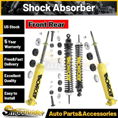 Monroe 4pcs Front Rear Shock Absorber For 1987-1991 Ford LTD Crown Victoria 5.0L - Image 1 of 4